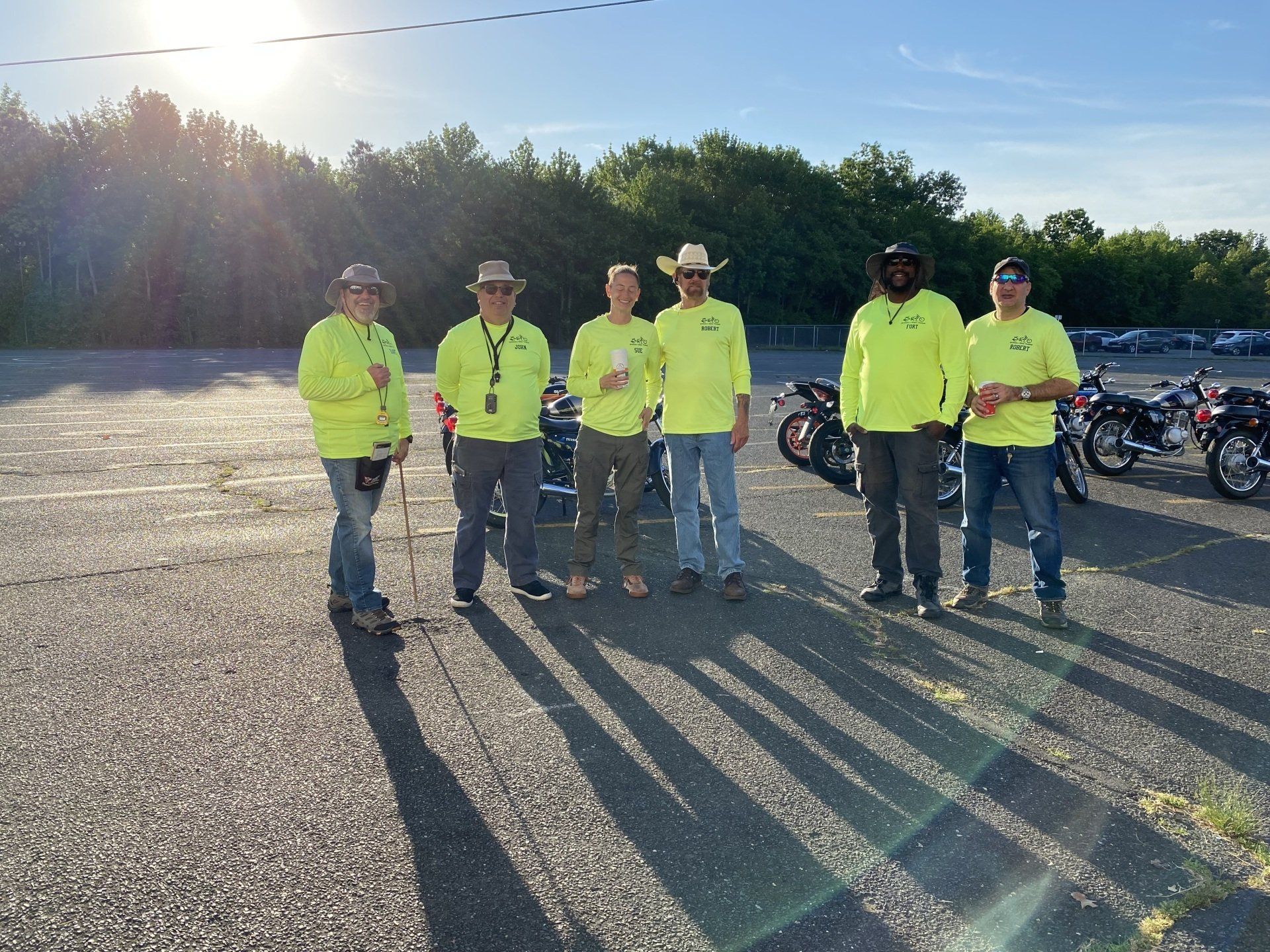 People In Front Of Motorcycles — Englishtown, NJ — Motorcycle Rider Training