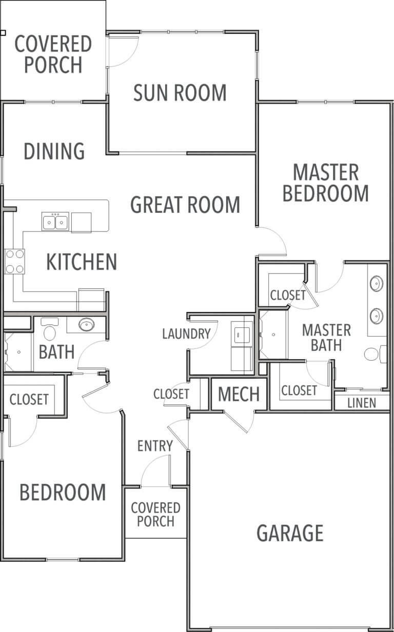 The Willow Floor plan