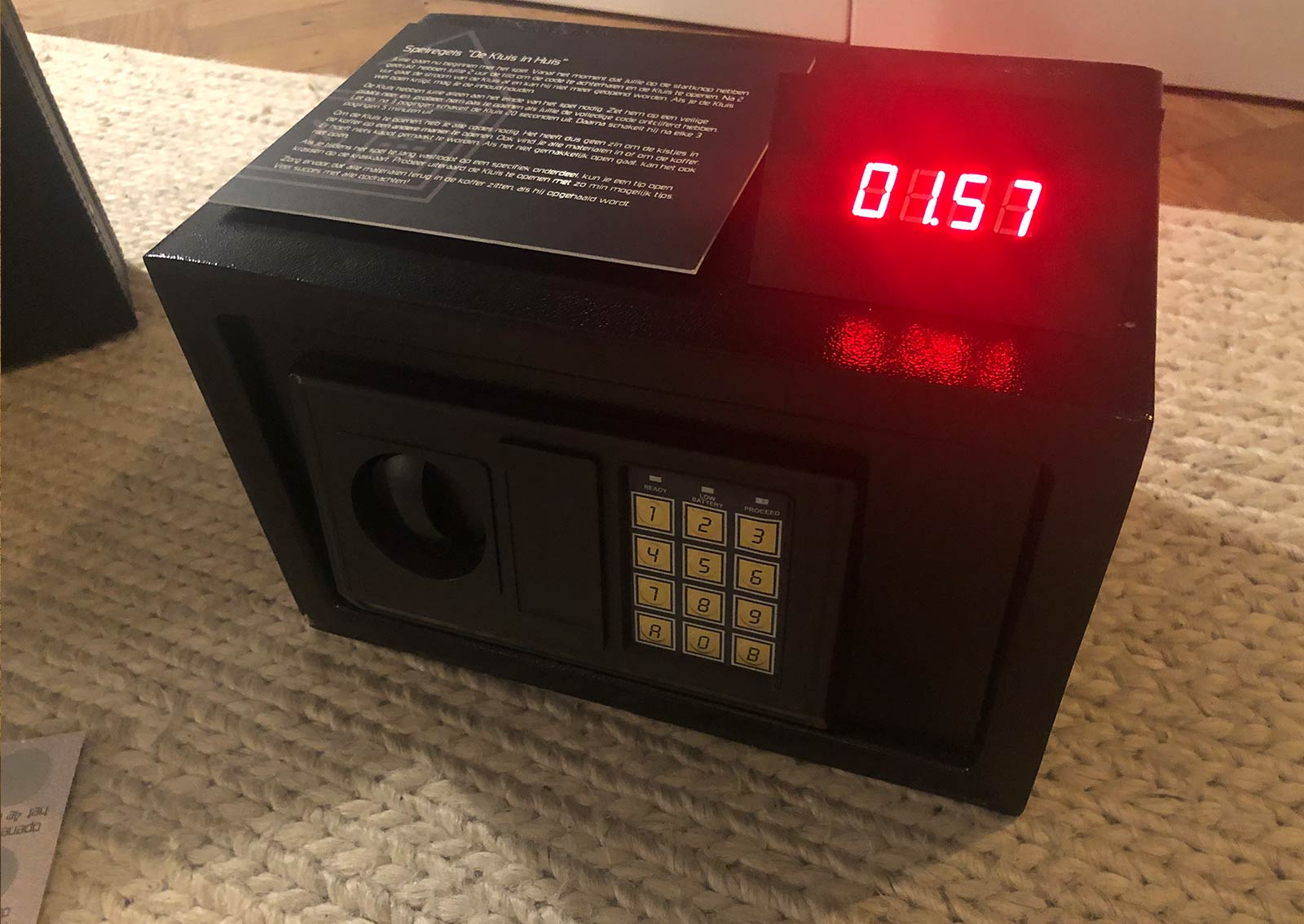 Escape game met echte kluis