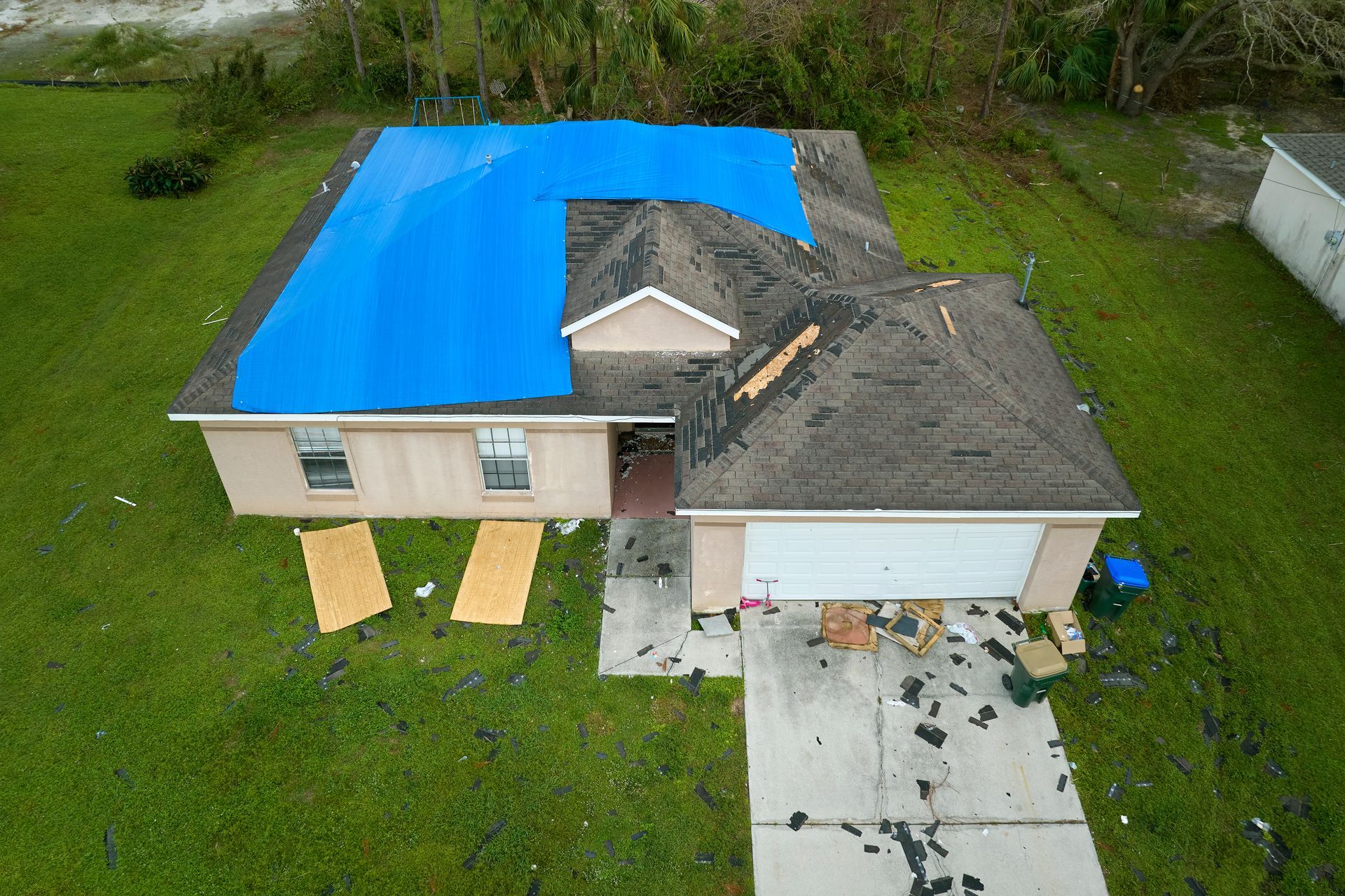 storm damage roof repair