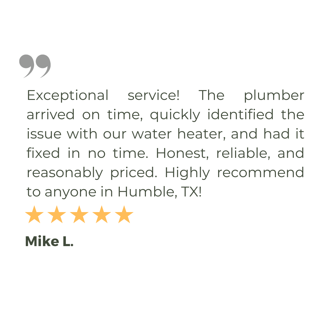 The plumber arrived on time , quickly identified the issue with our water heater , and had it fixed in no time.