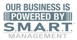 Logo of We Run on S.M.A.R.T. Management.