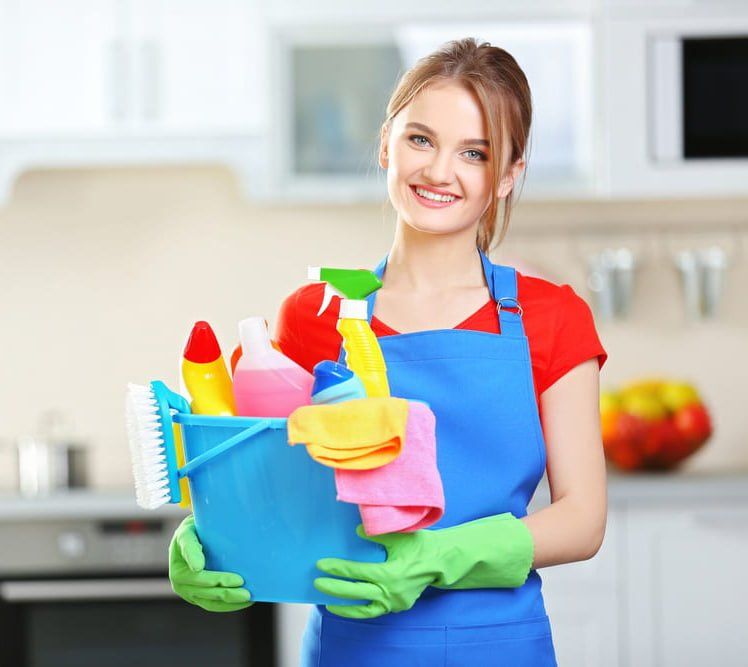 Female Cleaner — Shade Fresh in Bennetts Green, NSW