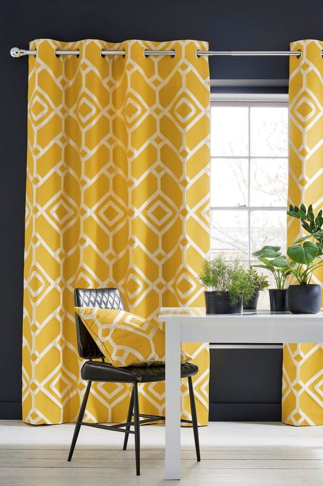 Yellow Curtain — Shade Fresh in Cessnock, NSW