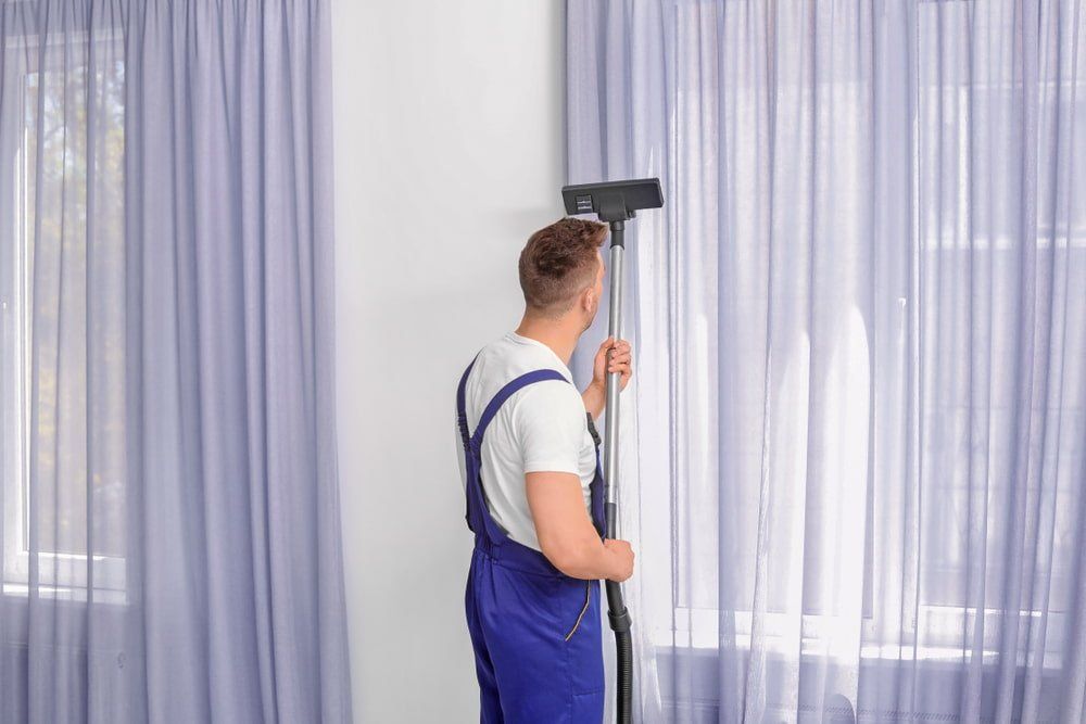 Male Professional Cleaner — Shade Fresh in Cessnock, NSW