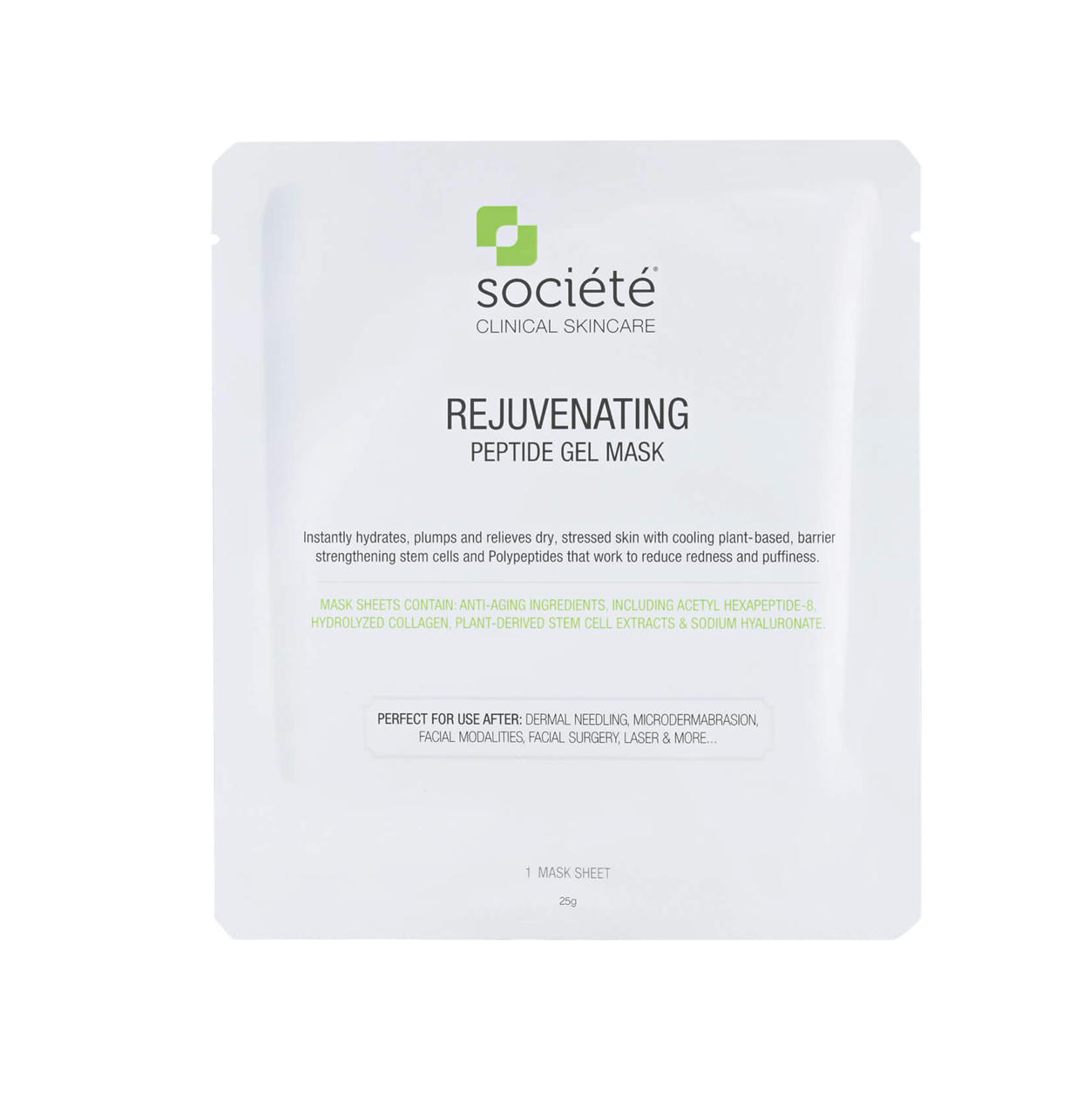 Société Rejuvenating Peptide Sheet Mask