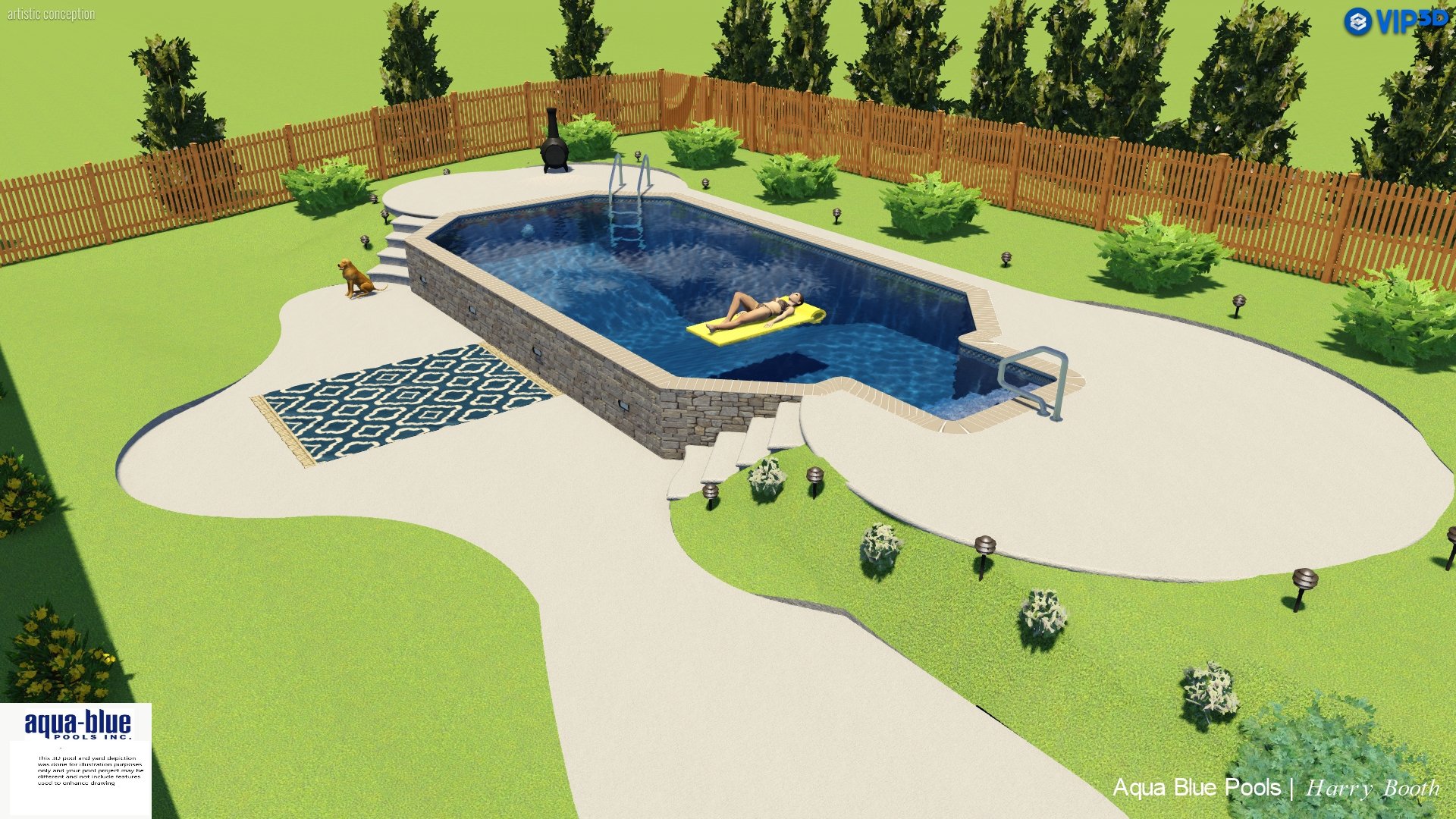 Custom Pool Designs Greenville SC Aquablue Pools