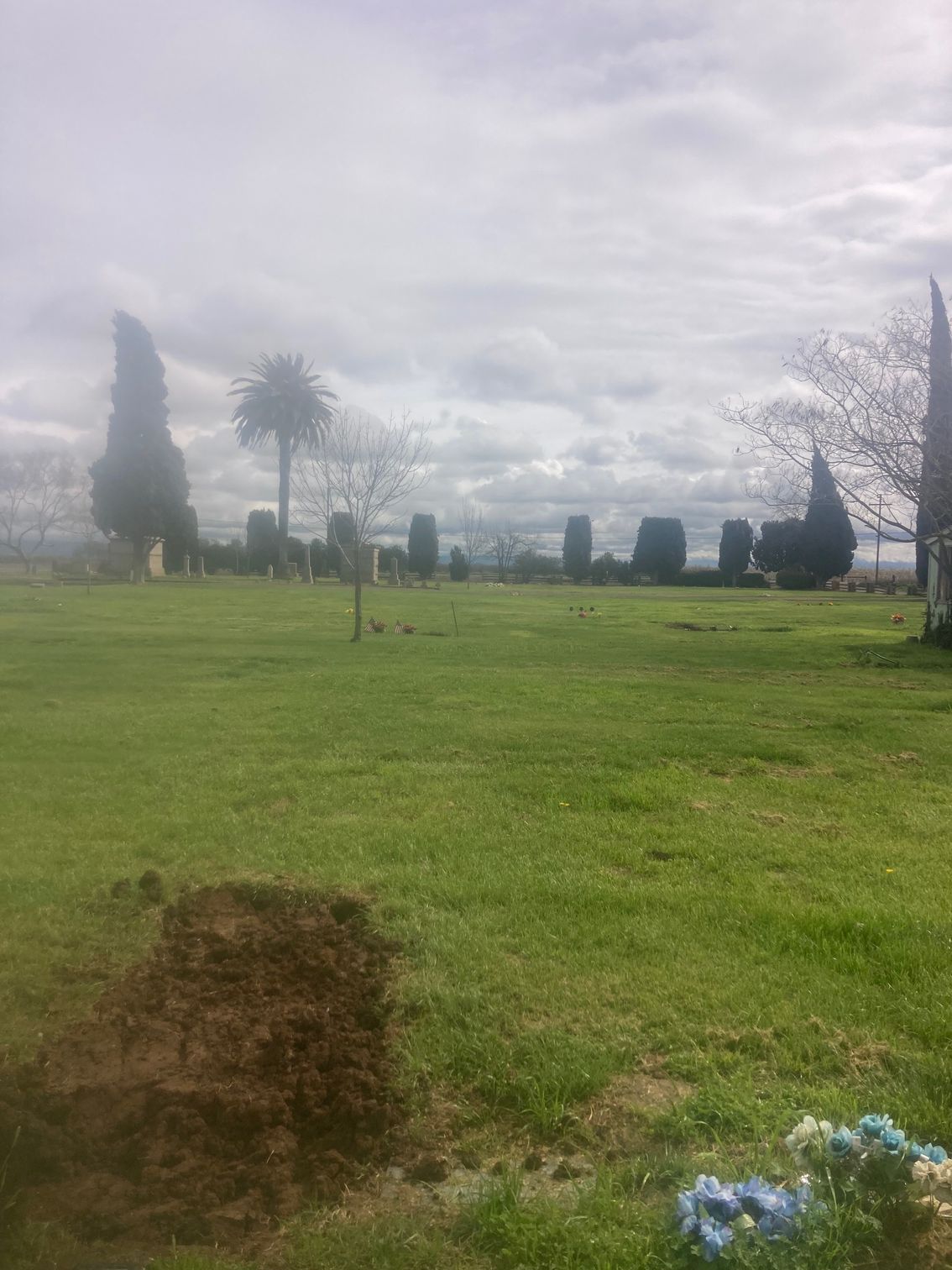 Farmington Memorial Park Cemetery grounds CA