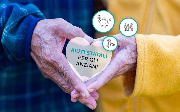aiuti statali per gli anziani che necessitano di assistenza: assegno sociale, indennità di accompagnamento e legge 104/92