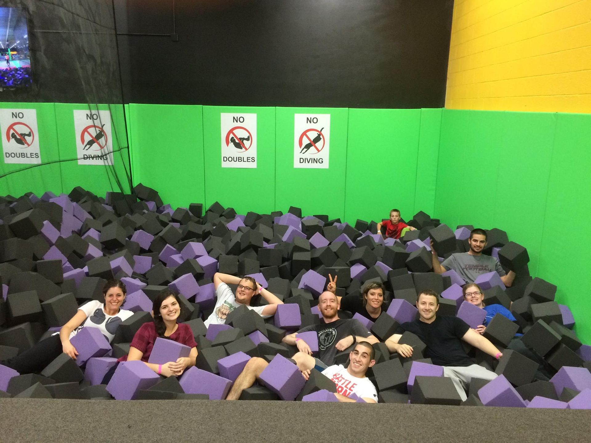 Jumping on trampolines