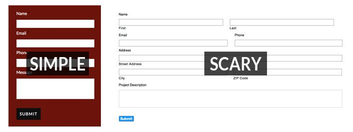 contact form example