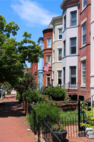 Washington DC row homes ready for solar