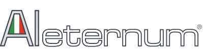 a logo for aleternum