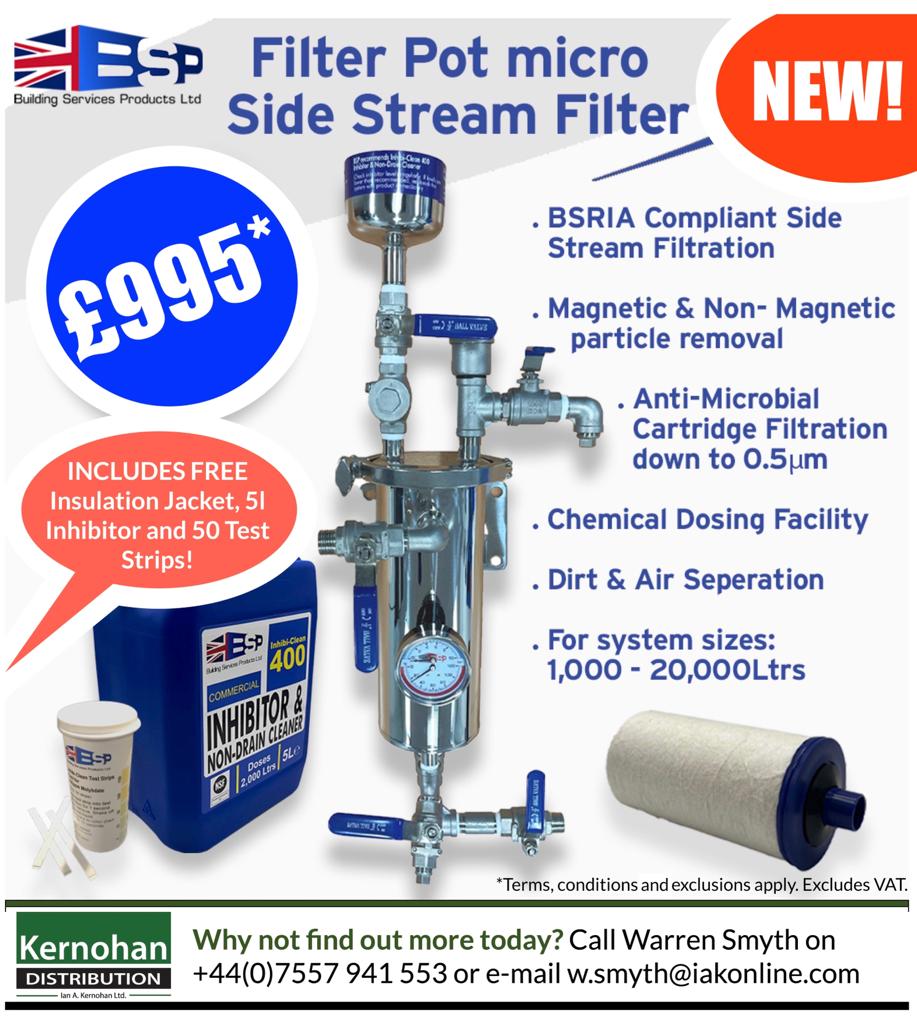 Filter Pot Lab Filter Pot Micro | Stainless Steel Side Stream Filter | Kernohan ...
