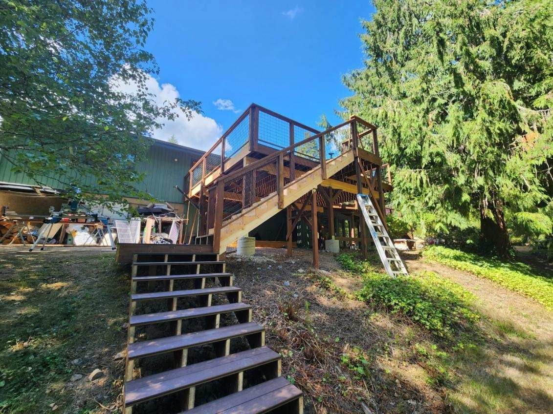 Stair case construction project