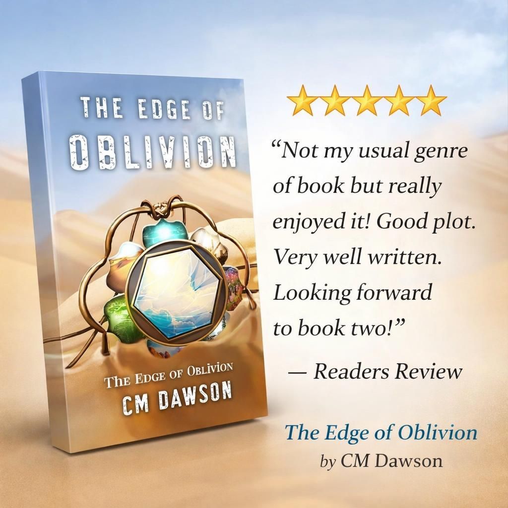 The Edge of Oblivion book with reader quote