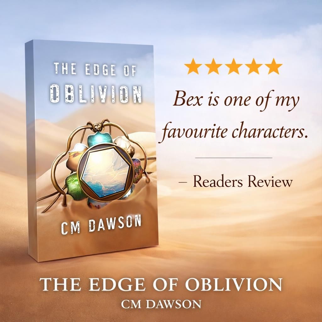The Edge of Oblivion book with reader quote