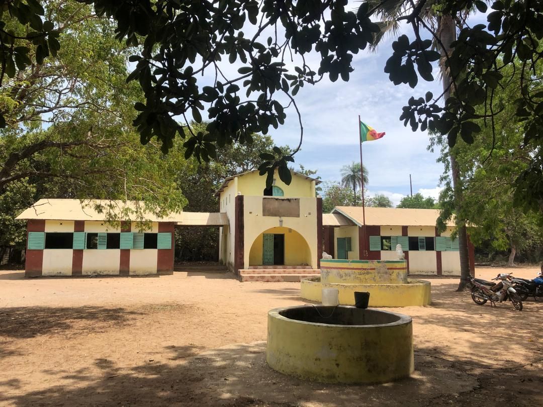 De basisschool in Niafrang
