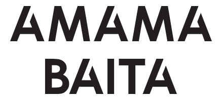 AMAMA BAITA logo in black text.