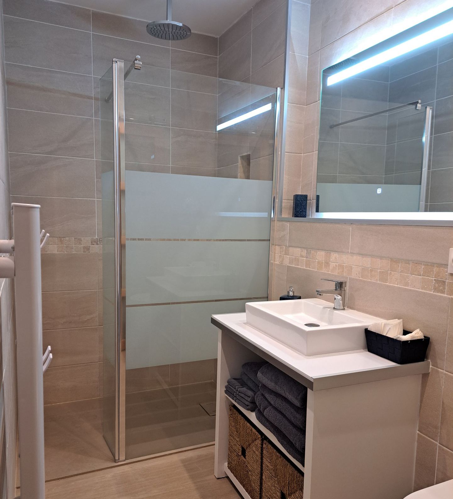 walk in shower