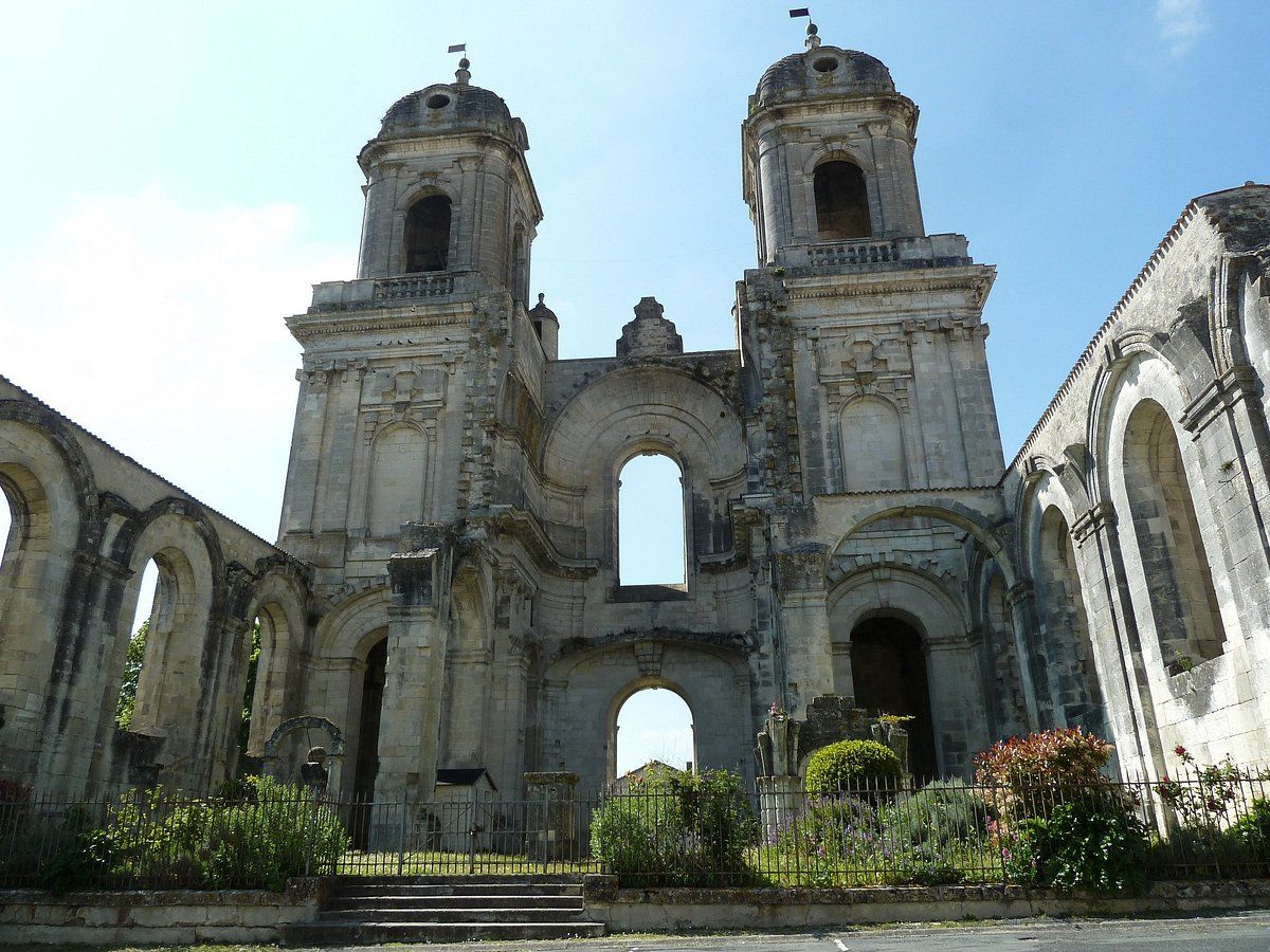 Abbey towers in St Jean d'Angély