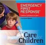 Emergency first response cover with a child and the title “Care for Children”