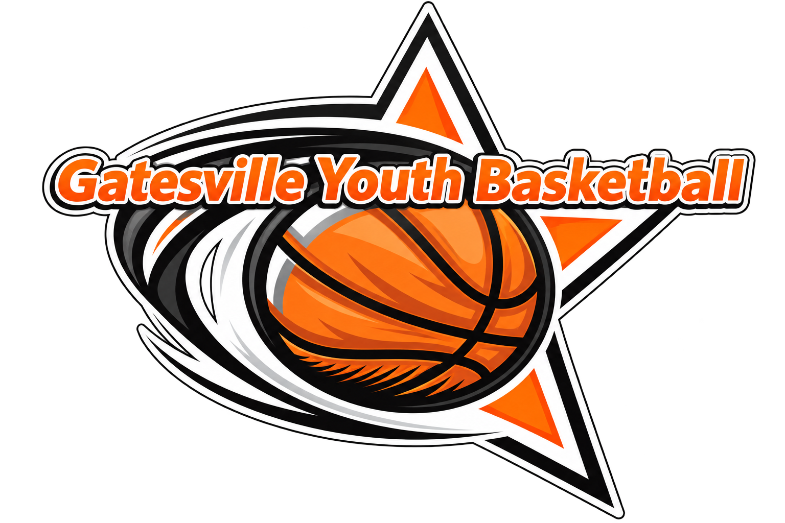 Gatesville Youth Sports Basketball Logo