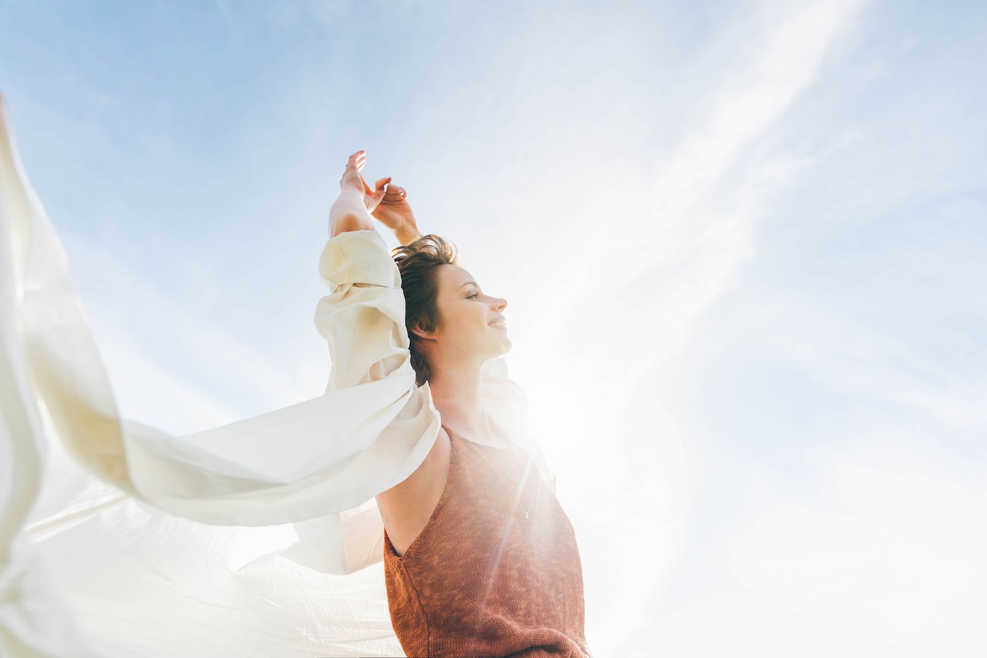Young Woman Against the Blue Sky — Houma, LA — Dr. Charon Gentile and Heather