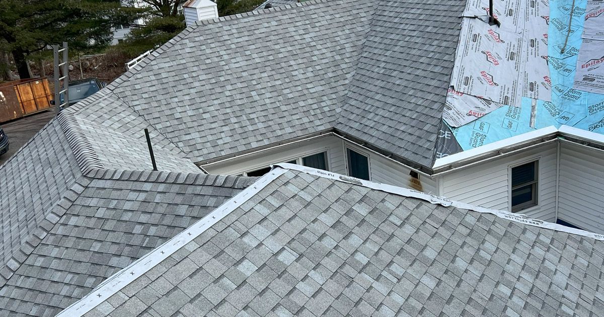 half finished roof