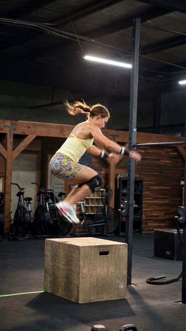 Athlete in pink leggings performs a barbell squat in a gym, straining with effort at the best CrossFit gym in La Mesa, CA.