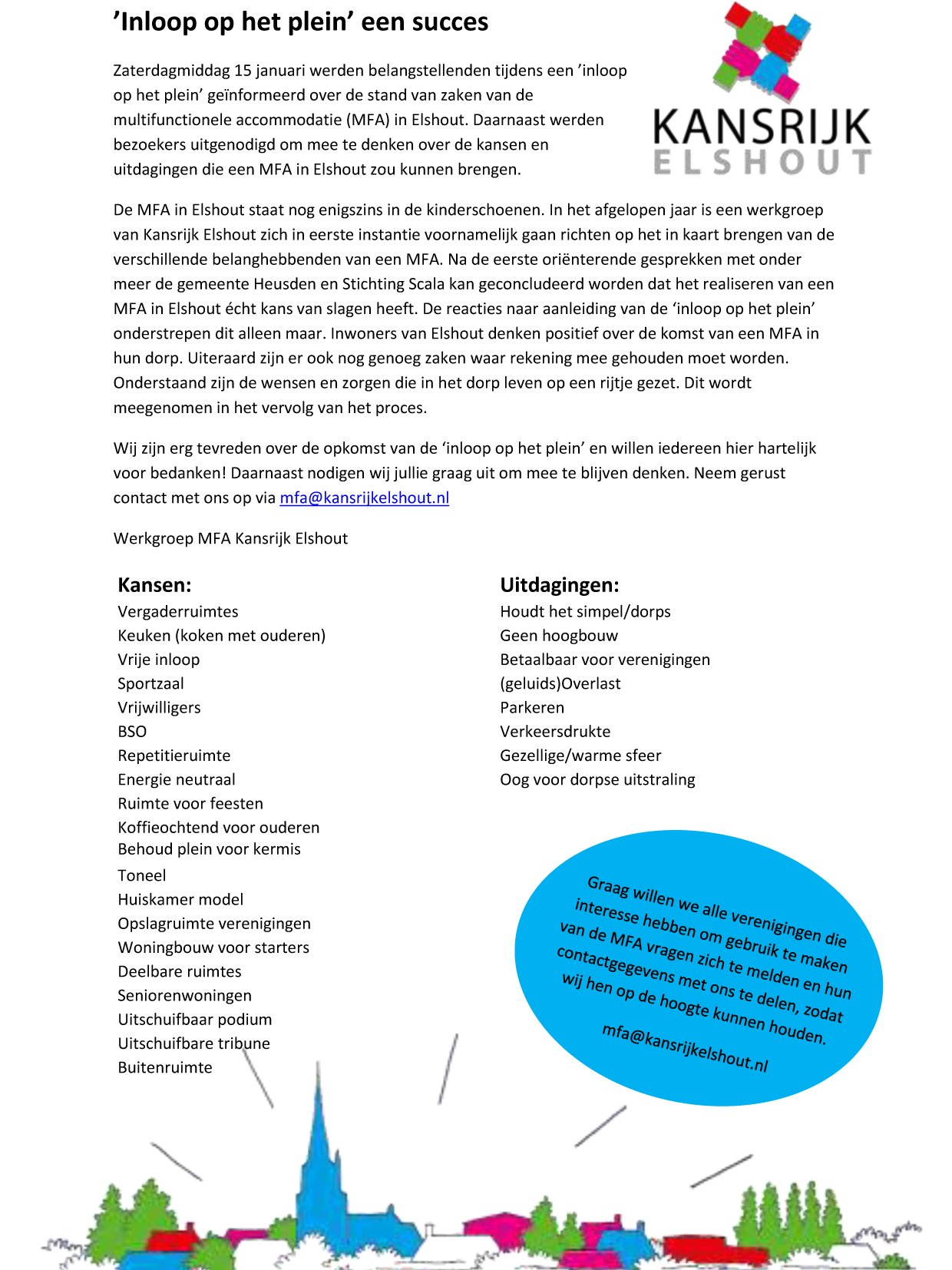 Flyer promoting 