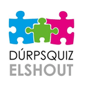 Logo: Drie puzzelstukjes in blauw, groen en roze. De tekst