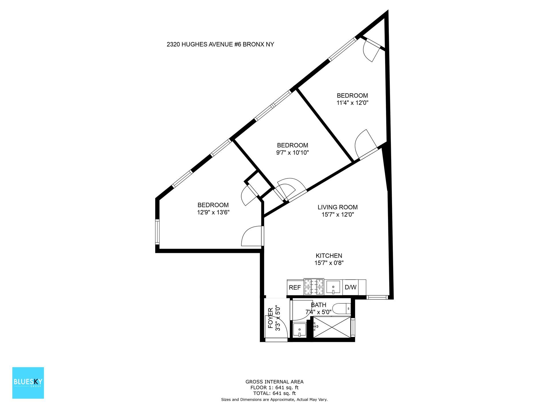 A black and white floor plan of a house.