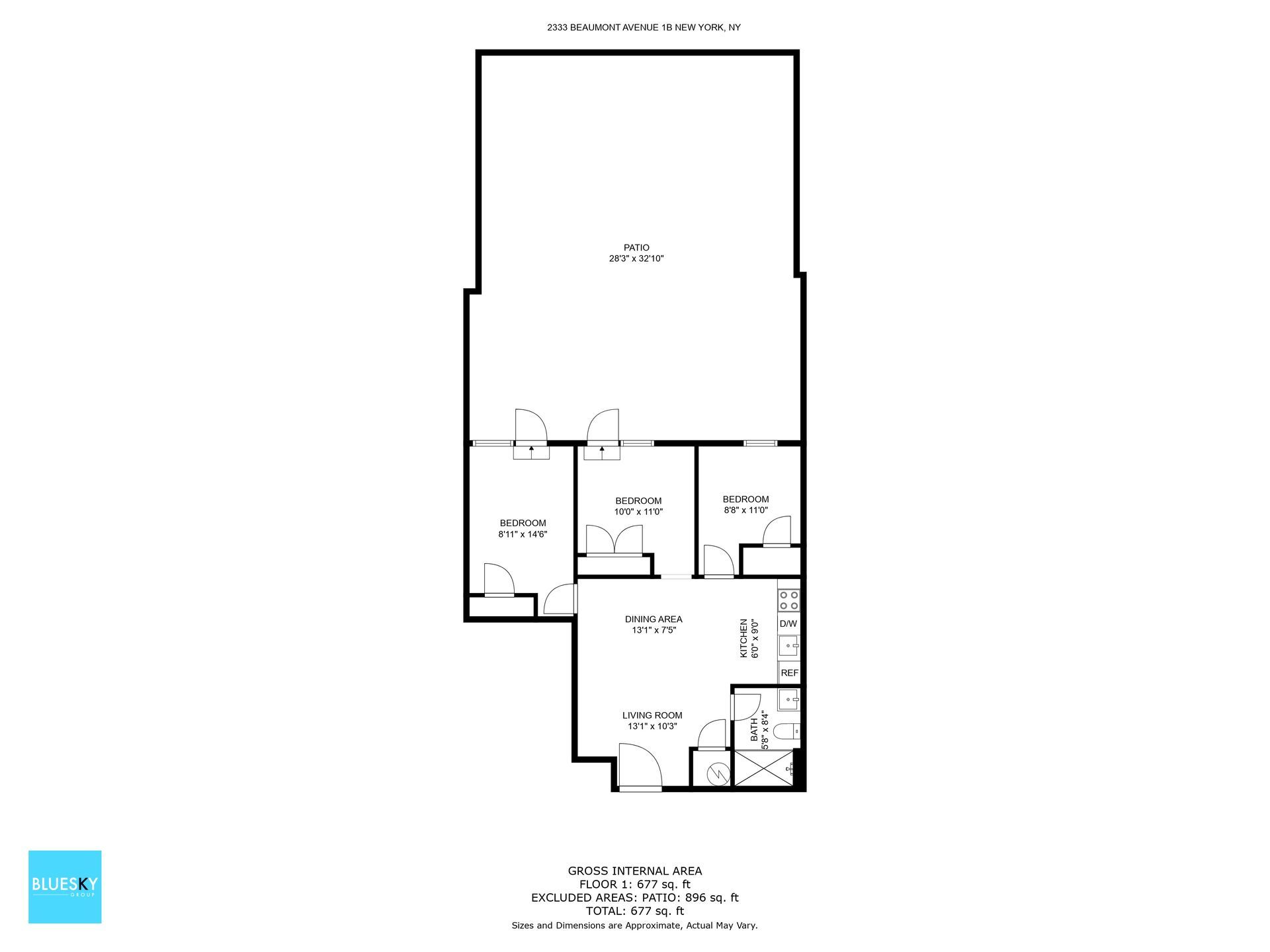 A black and white floor plan of a house.