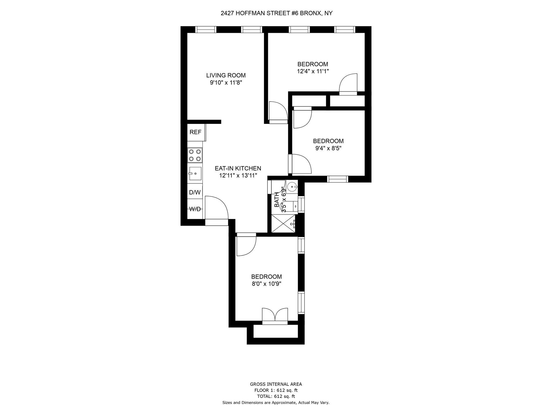 A black and white floor plan of a house.