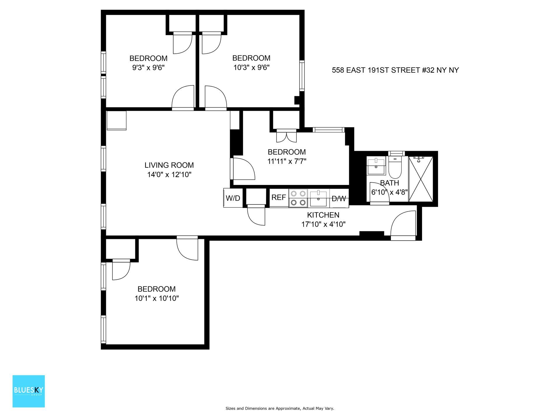 A black and white floor plan of a house.