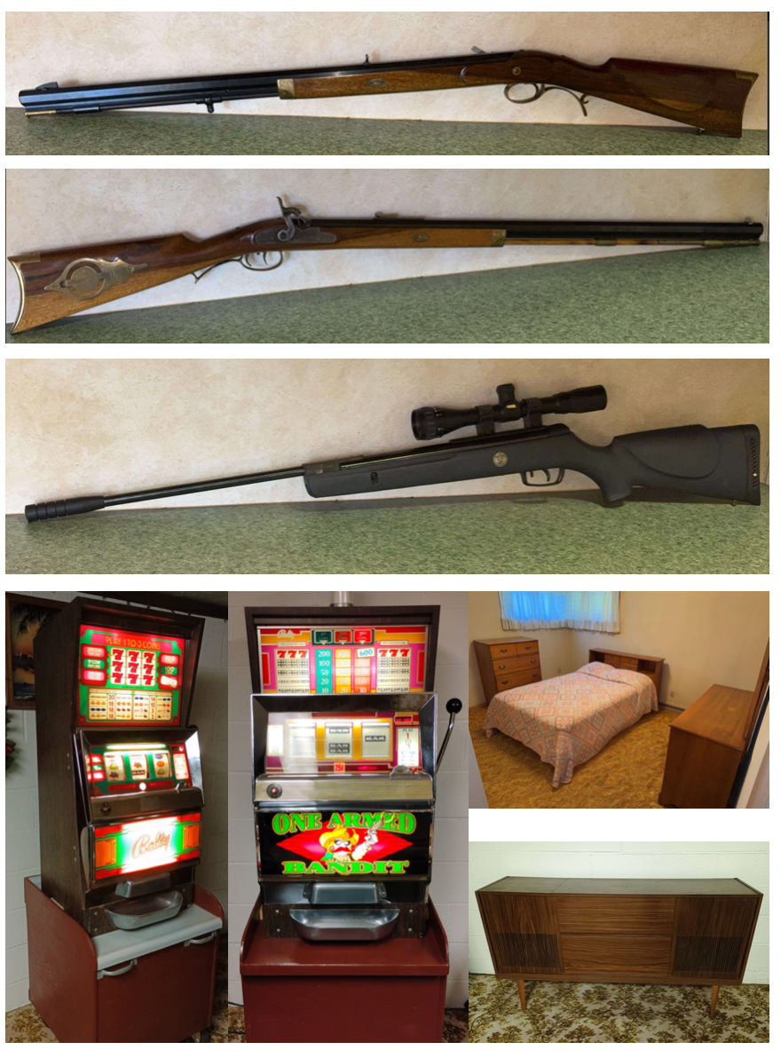 GIRARD OHIO GUNS, FURNITURE, COLLECTIBLES