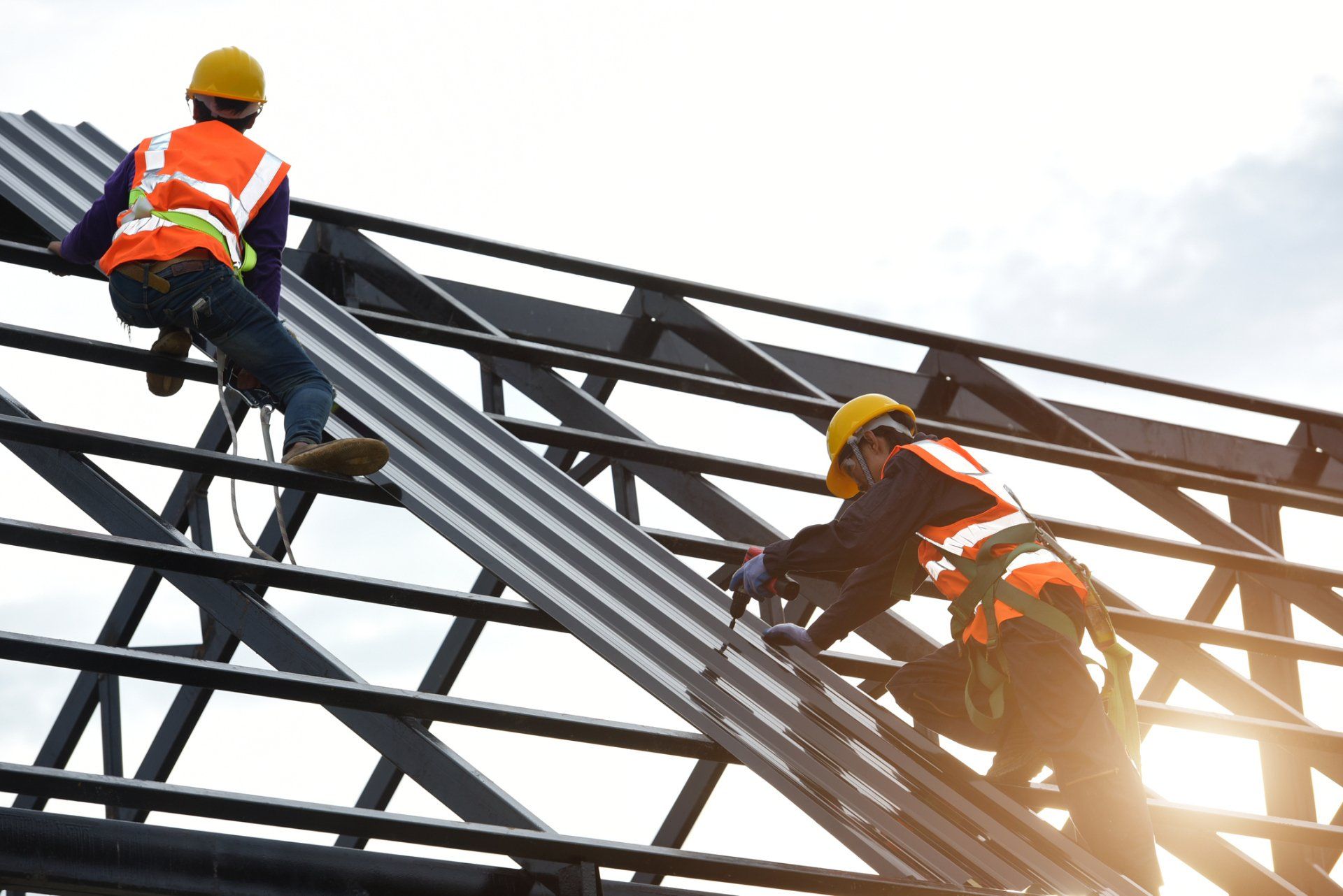Men Preparing The Installation Of The Roof – Melbourne, VIC – Catco Plumbing