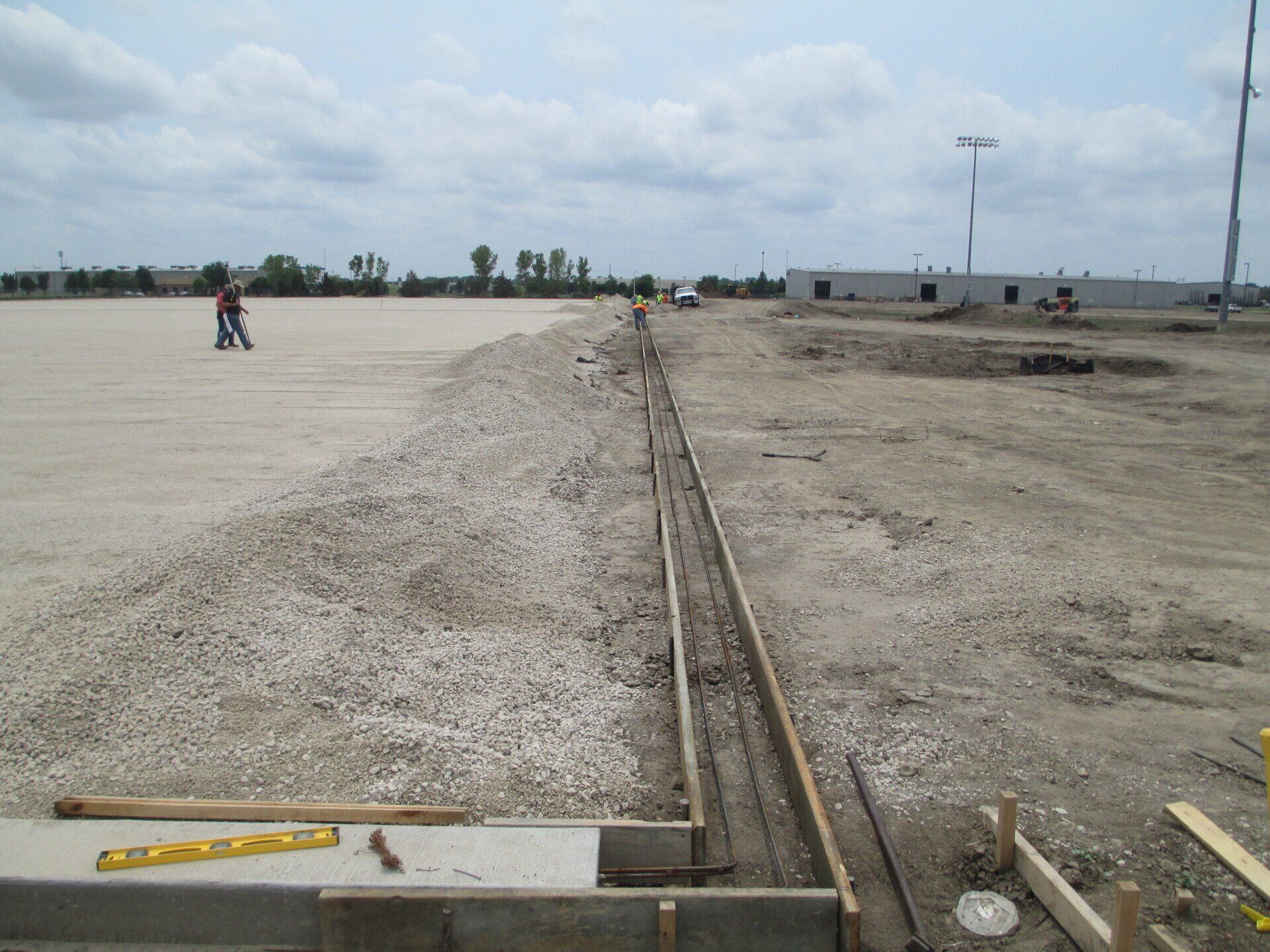 Field Being Built