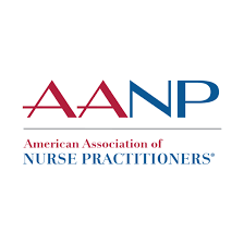 The logo for the american association of nurse practitioners
