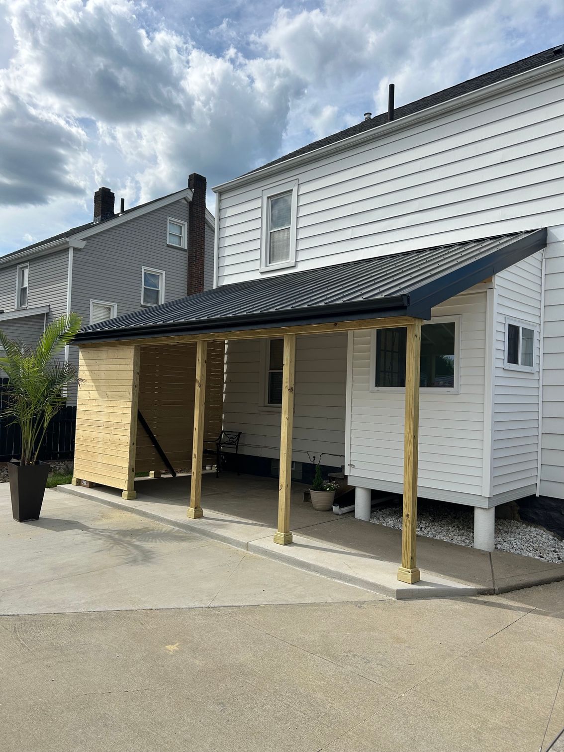 J.S, Boyd Contracting Home Addition, Poland, Canfield, Youngstown, Ohio porch