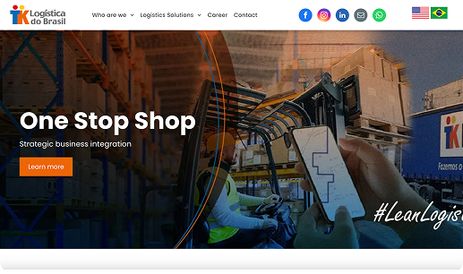 Site da Logística do Brasil, título