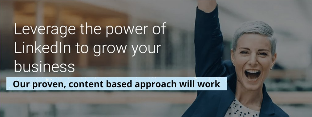 Linked in success banner