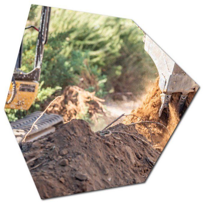 excavated soil closeup