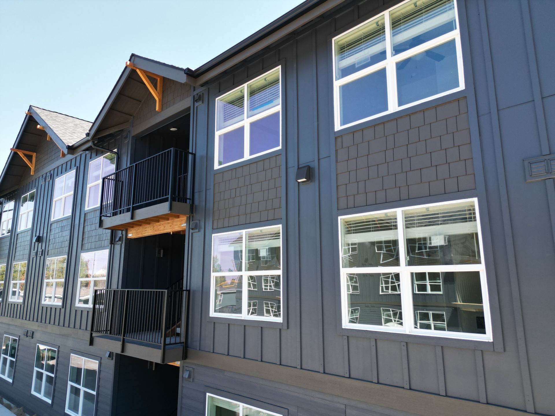 Exterior image of Preble apartments.