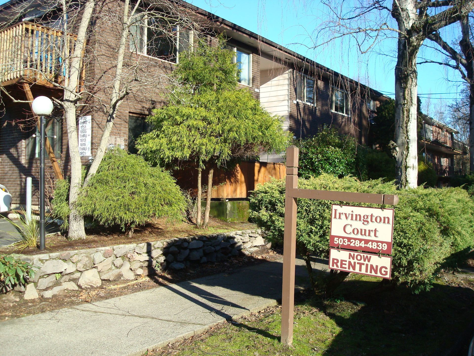 Irvington Court front