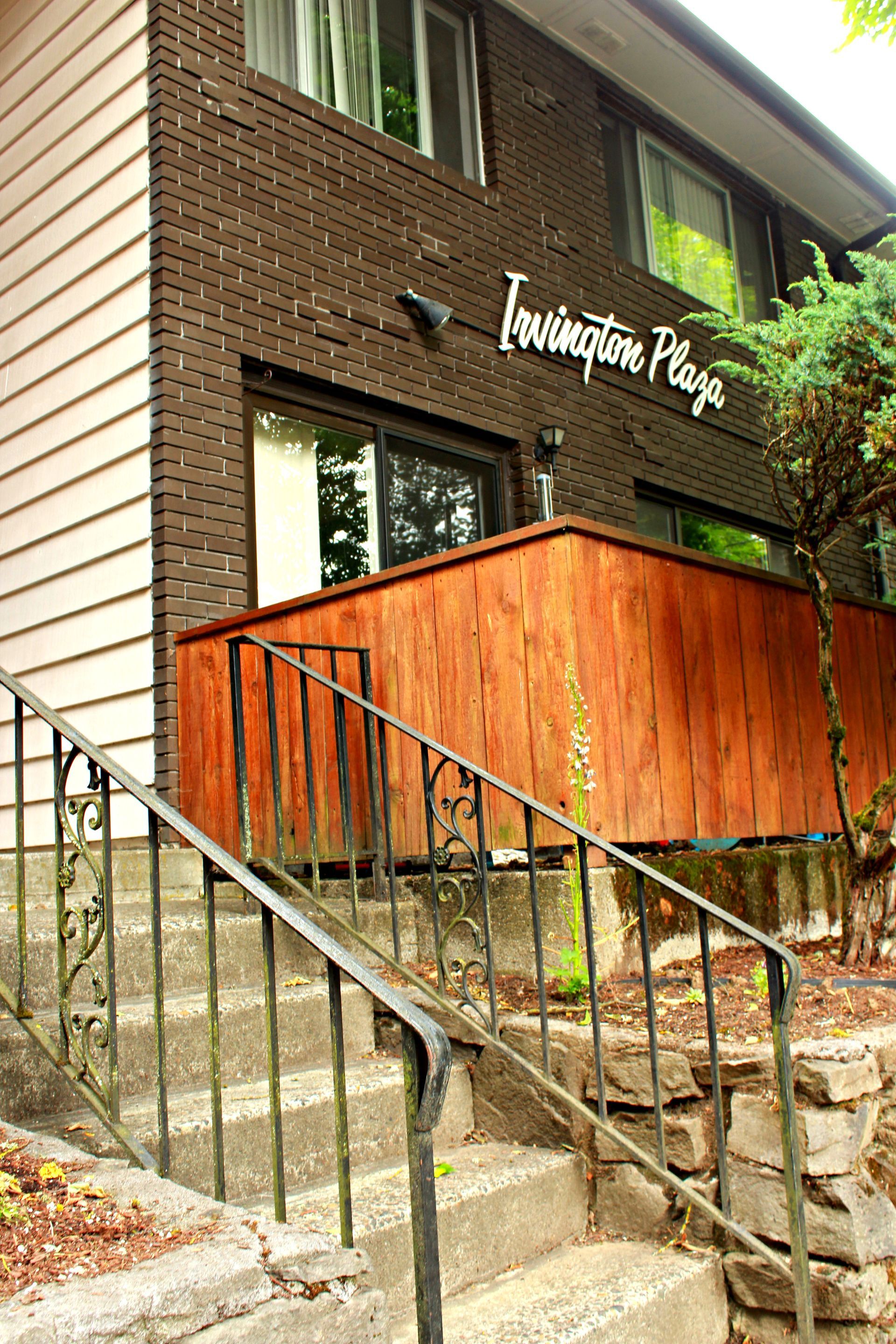 Irvington Plaza entrance