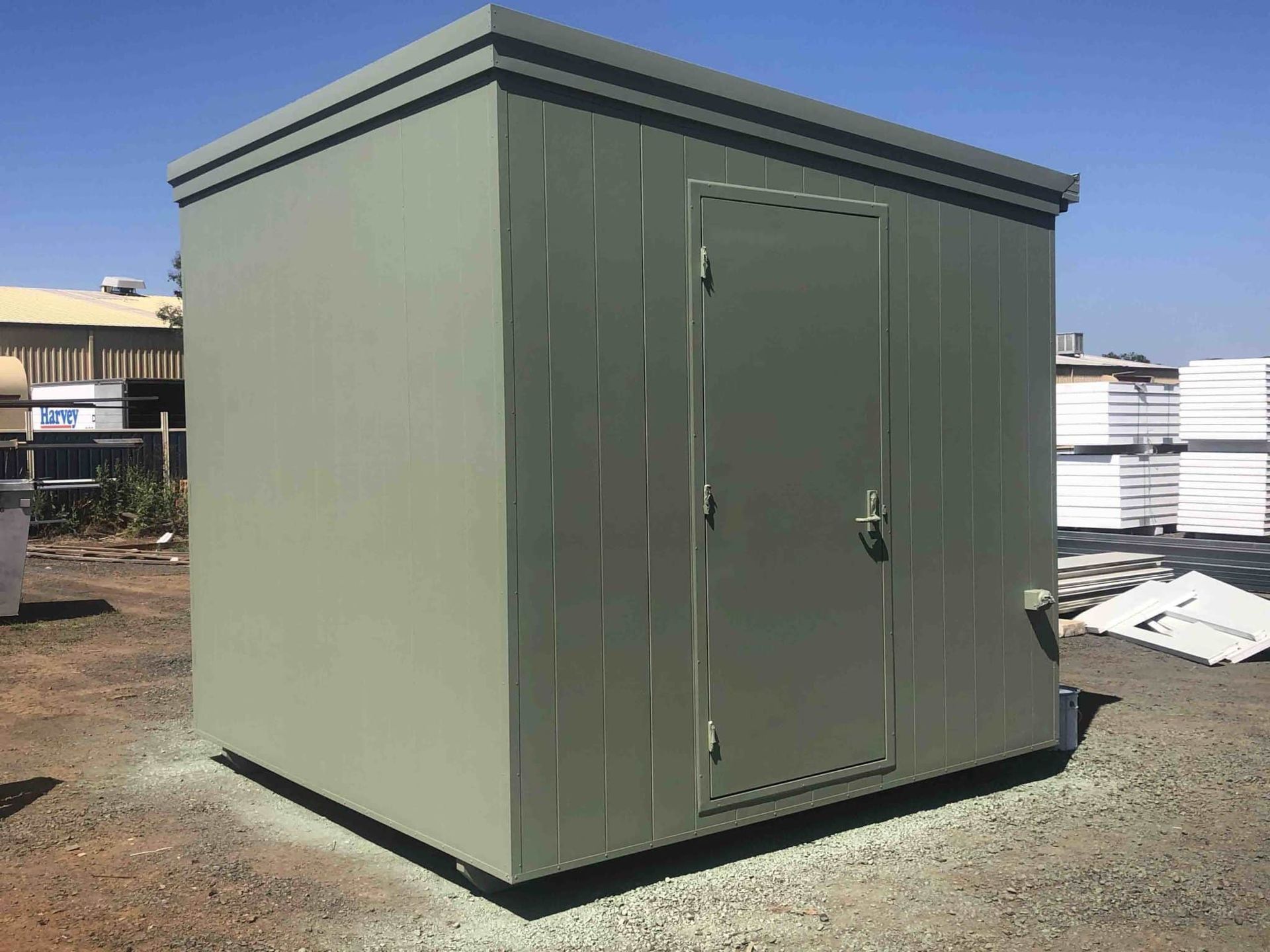 Small Portable Dark Green House — OSM Transportables In Dubbo, NSW
