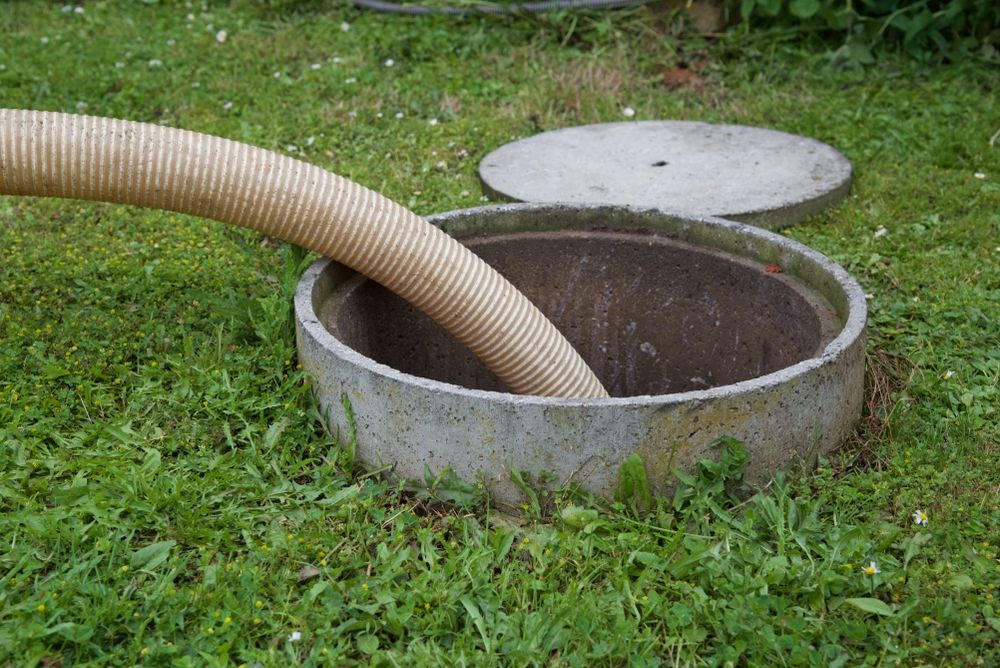 Pumping Out A Septic Tank — Shreks Septic Services in Gowrie Junction, QLD