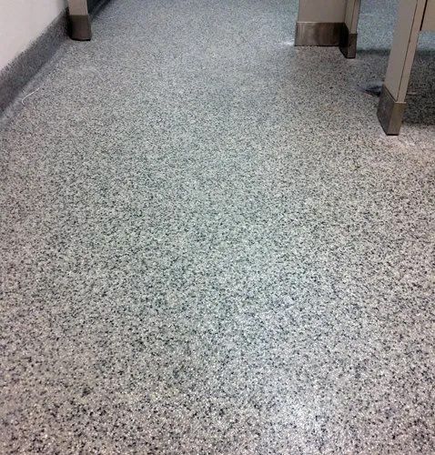 After Old Tile in Corporate Restroom — Darien, IL — Sterling Services